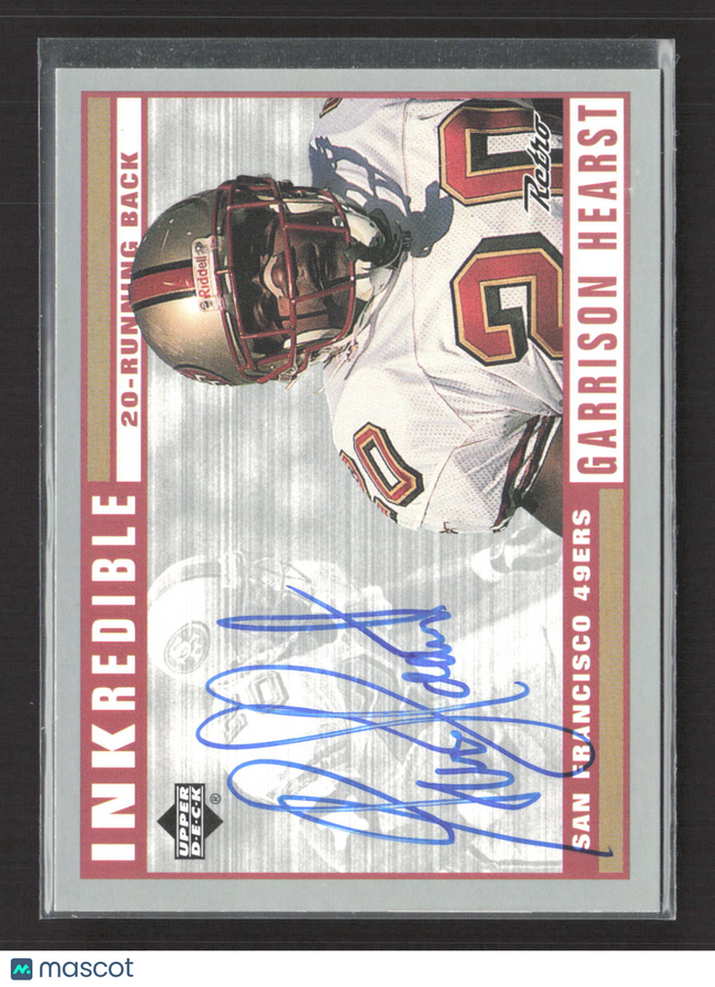 1999 Upper Deck Retro Inkredible Garrison Hearst #GH Auto