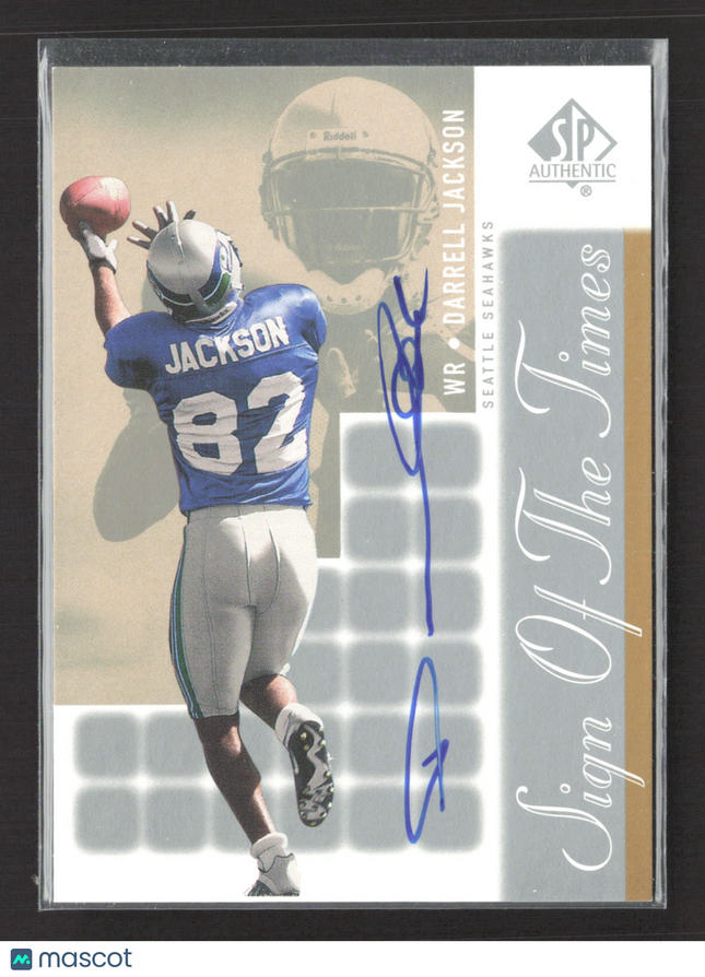 2000 Upper Deck SP Authentic Sign of the Times Darrell Jackson #DJ Auto
