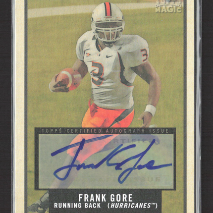 2009 Topps Magic Frank Gore #132 Auto