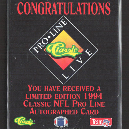 1994 Classic Pro Line Live Pierce Holt Auto