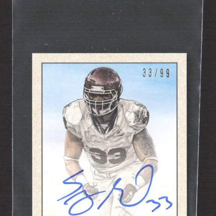 2014 Topps Football Picture Cards Trey Millard #37 33/99 Auto