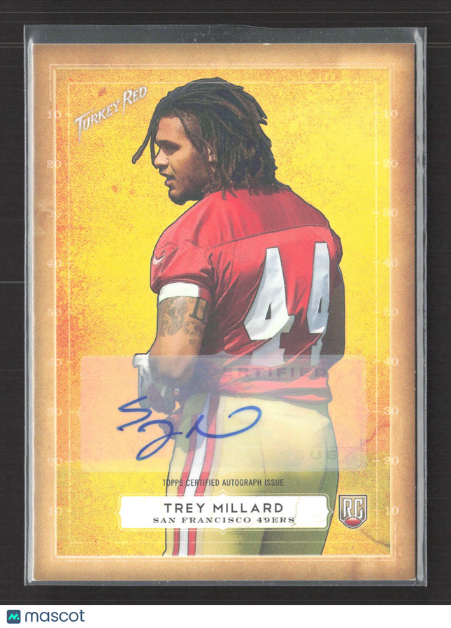2014 Topps Turkey Red Trey Millard #24 RC Auto