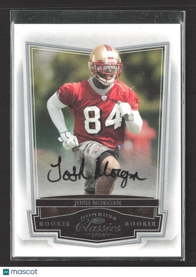 2008 Donruss Classics Josh Morgan #244 Auto