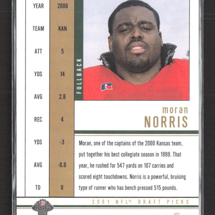 2001 Pacific Dynagon Moran Norris #145 532/699 Auto
