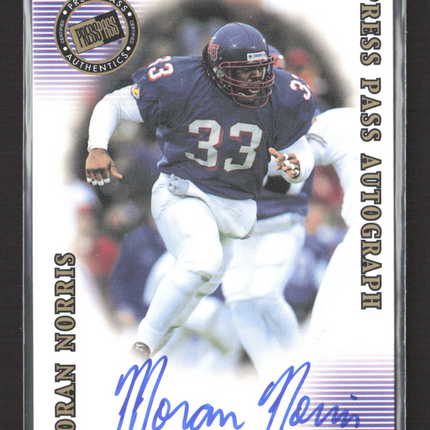 2001 Press Pass Signature Edition Moran Norris Auto