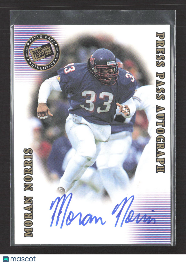 2001 Press Pass Signature Edition Moran Norris Auto