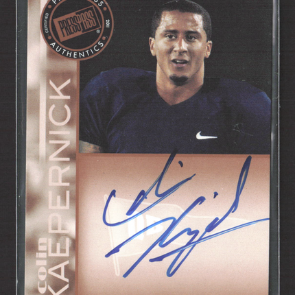 2011 Press Pass Signings Colin Kaepernick #PPS-JW Auto