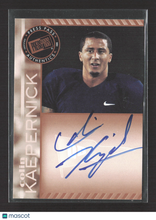 2011 Press Pass Signings Colin Kaepernick #PPS-JW Auto