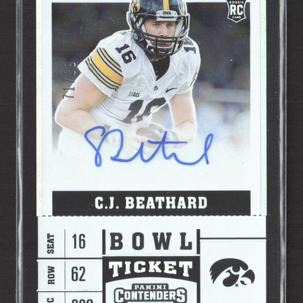 2017 Panini Contenders Draft Picks C.J. Beathard #140 RC Auto