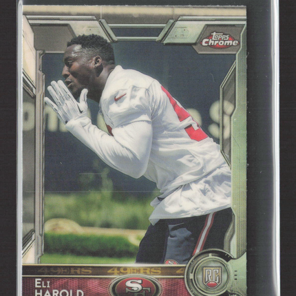 2015 Topps Chrome Eli Harold #158 RC Mini Superfractor 1/1