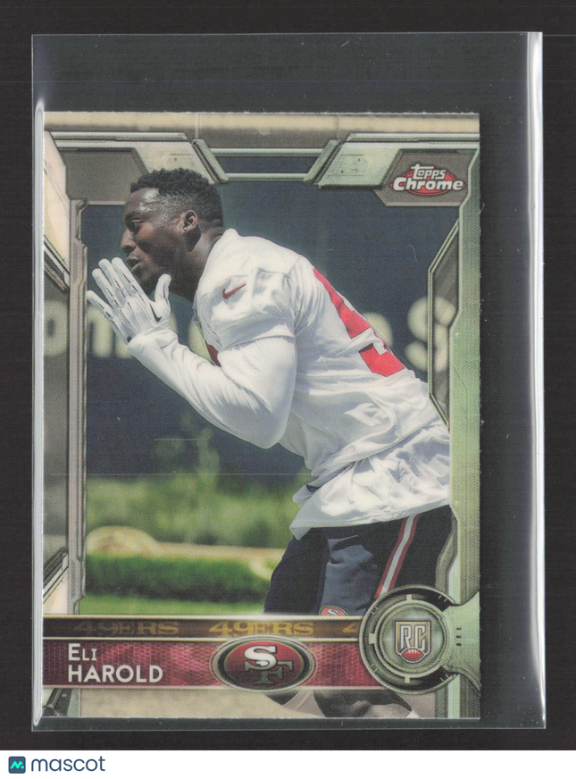 2015 Topps Chrome Eli Harold #158 RC Mini Superfractor 1/1