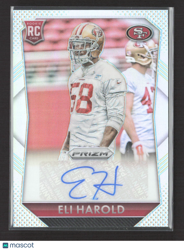 2015 Panini Prizm Eli Harold #RS-EH RC 14/25 Auto Silver