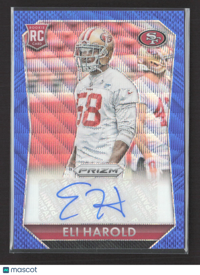 2015 Panini Prizm Eli Harold #RS-EH Blue 03/25 RC Auto