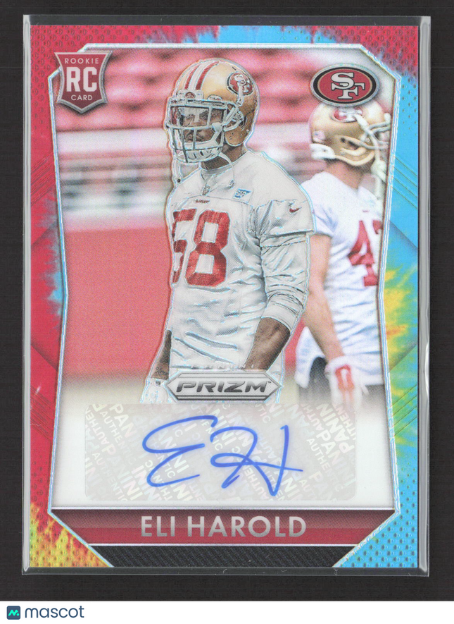 2015 Panini Prizm Football Eli Harold #RS-EH Tie-Dye 02/25 RC Auto