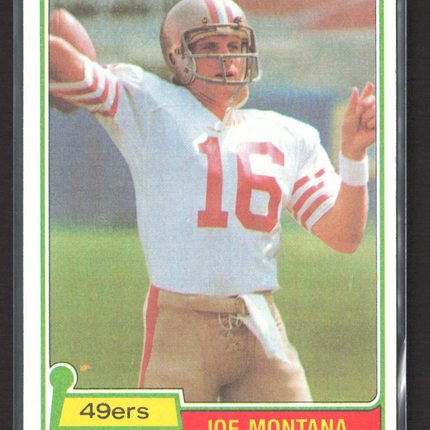 1981 Topps Joe Montana #216
