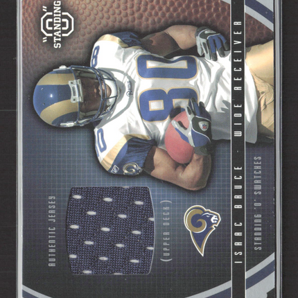 2003 Upper Deck Standing O Swatches Isaac Bruce #SW-IB Authentic Jersey