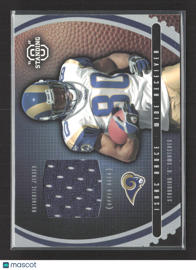 2003 Upper Deck Standing O Swatches Isaac Bruce #SW-IB Authentic Jersey