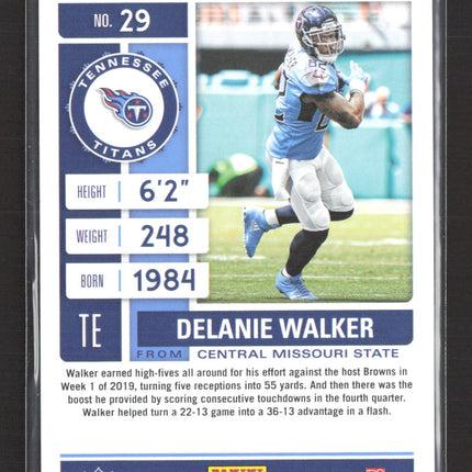 2019 Panini Contenders Season Ticket Delanie Walker #29 Cracked Ice 01/23