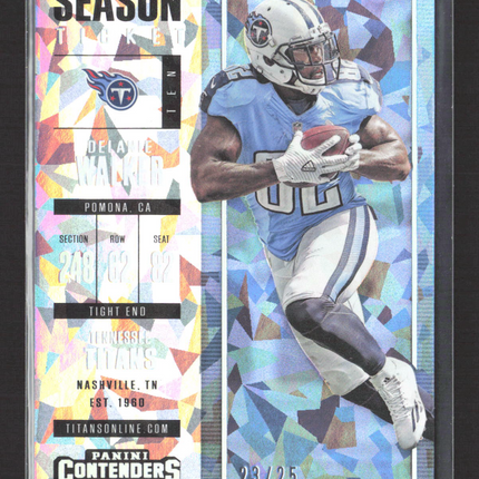 2017 Panini Contenders Football Delanie Walker #24 Cracked Ice 23/25