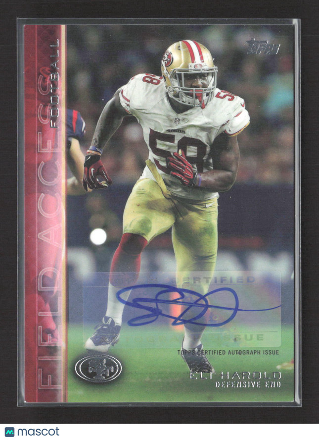 2015 Topps Field Access Eli Harold #9 1/1 Auto