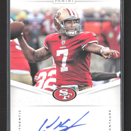 2012 Panini Signatures Colin Kaepernick #20 Auto