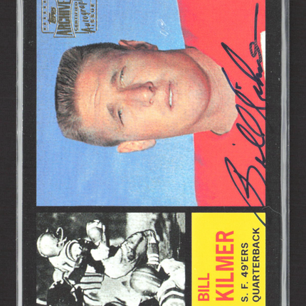 2001 Topps Archives Bill Kilmer #151 Auto