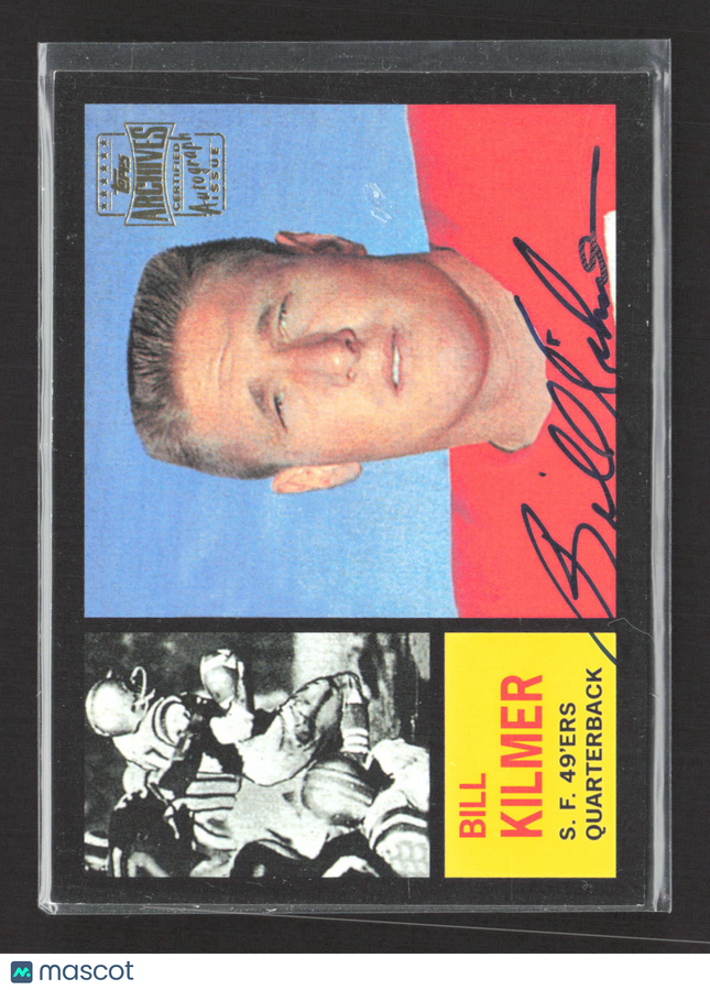 2001 Topps Archives Bill Kilmer #151 Auto