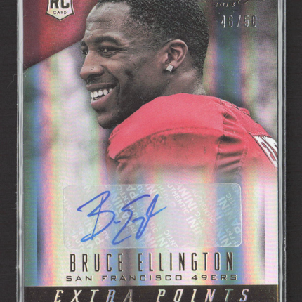 2014 Panini Prestige Extra Points Bruce Ellington #215 RC 46/50 Auto