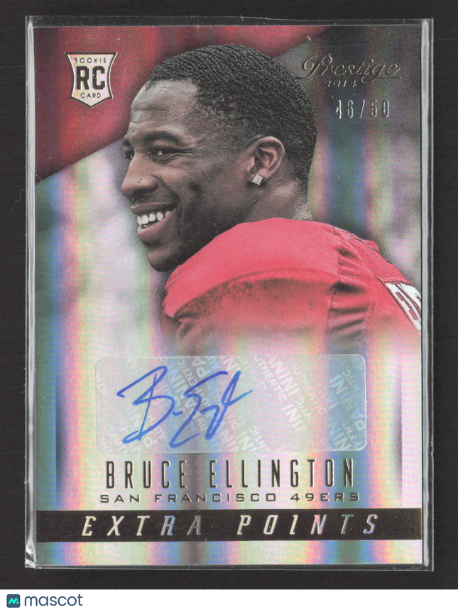 2014 Panini Prestige Extra Points Bruce Ellington #215 RC 46/50 Auto