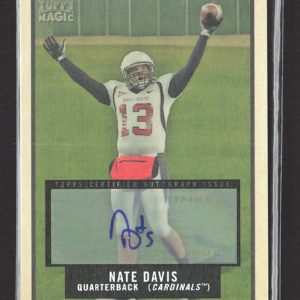 2009 Topps Magic Nate Davis #25 Auto