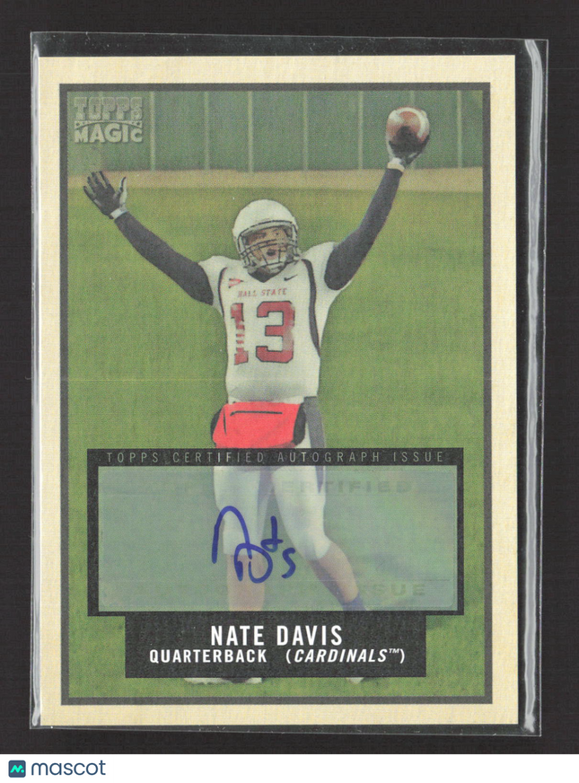 2009 Topps Magic Nate Davis #25 Auto