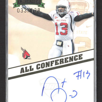 2009 Press Pass Legends Nate Davis #AC-ND Auto
