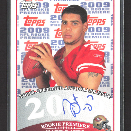 2009 Topps NFL Rookie Premiere Nate Davis #RPA-ND Auto