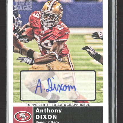 2010 Topps Magic Anthony Dixon #202 Auto