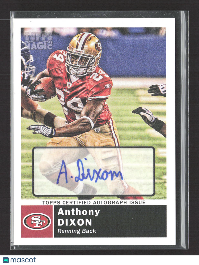 2010 Topps Magic Anthony Dixon #202 Auto