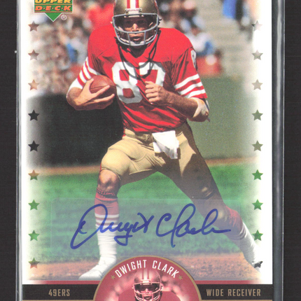 2005 Upper Deck NFL Legends Legendary Signatures Dwight Clark #LS-DC Auto