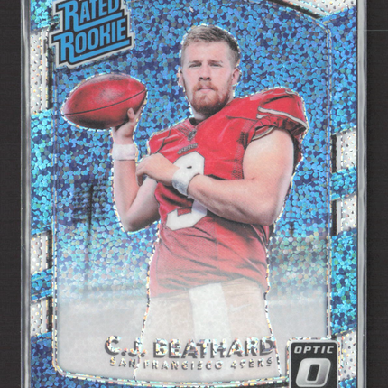 2017 Panini Donruss Optic C.J. Beathard #170 White Sparkle