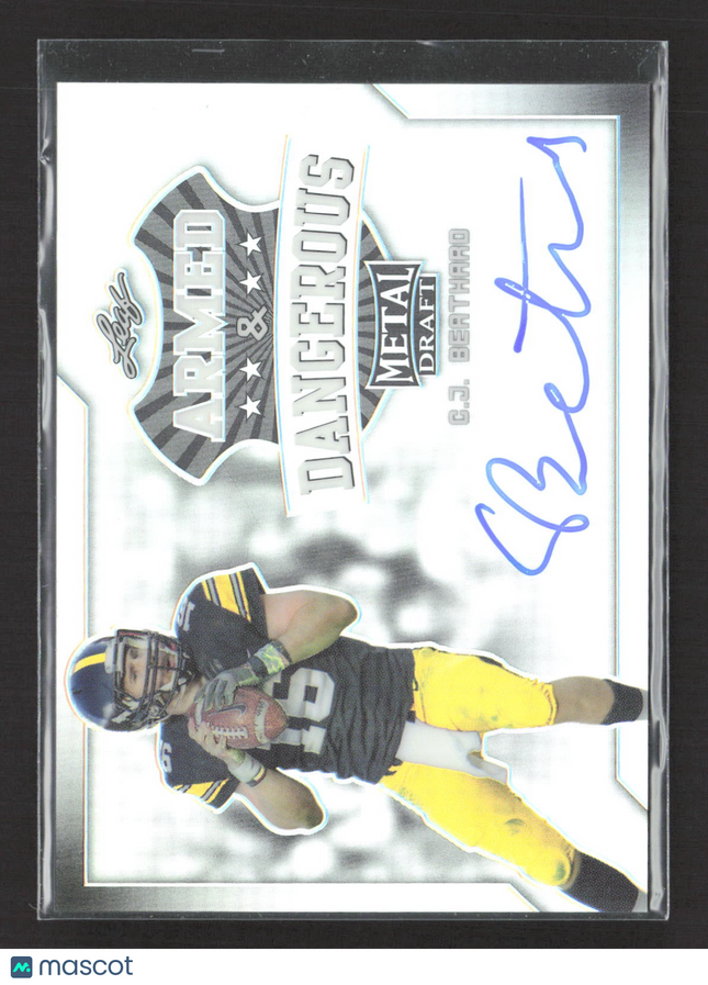 2017 Leaf Metal Draft Armed & Dangerous C.J. Beathard #AD-CJB Auto