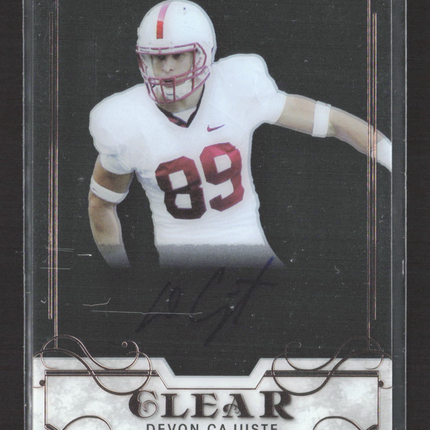 2016 Leaf Trinity Clear Devon Cajuste #CA-DC1 Auto