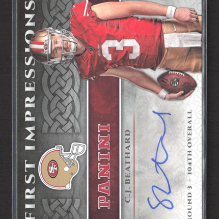 2017 Panini Panini Football First Impressions C.J. Beathard #FI-CB Auto