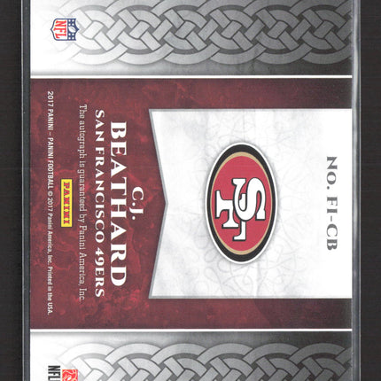 2017 Panini Panini Football First Impressions C.J. Beathard #FI-CB Auto