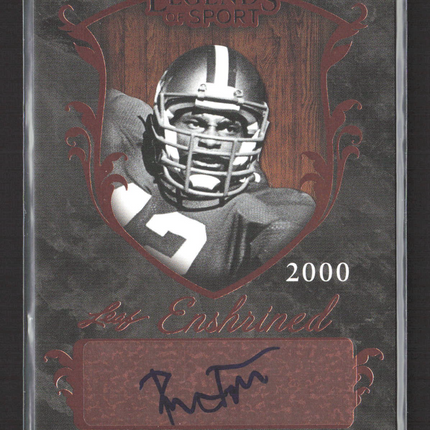 2015 Leaf Legends of Sport Enshrined Autographs Ronnie Lott #EA-RL1 Auto