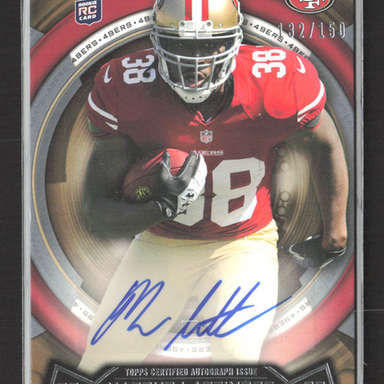 2013 Topps Strata Marcus Lattimore #145 RC 132/150 Auto