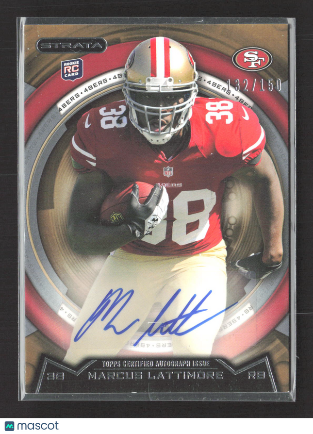2013 Topps Strata Marcus Lattimore #145 RC 132/150 Auto