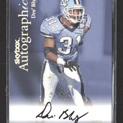 1999 SkyBox Autographics Dre' Bly Auto