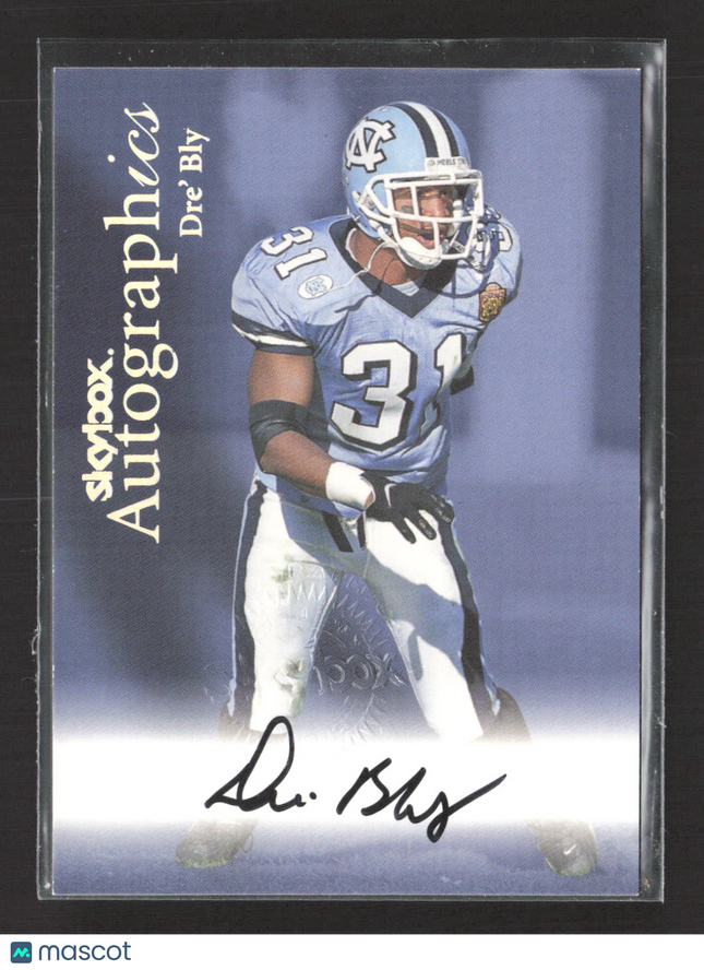 1999 SkyBox Autographics Dre' Bly Auto