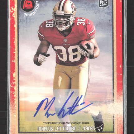 2013 Topps Turkey Red Marcus Lattimore #11 RC Auto