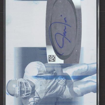 2007 SAGE DECADEnce Jason Hill #A35 Cyan Printing Plate Auto 1/1