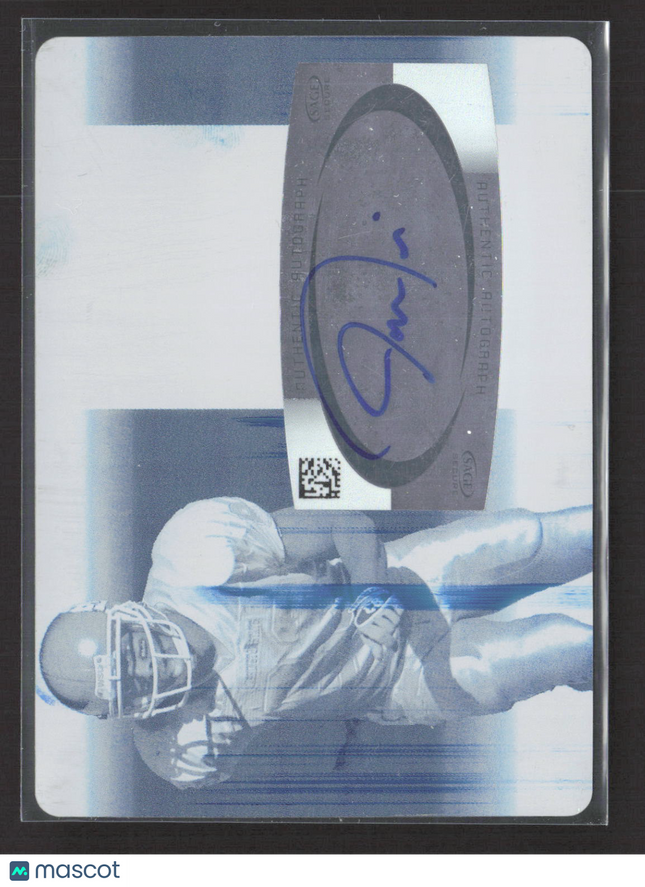 2007 SAGE DECADEnce Jason Hill #A35 Cyan Printing Plate Auto 1/1