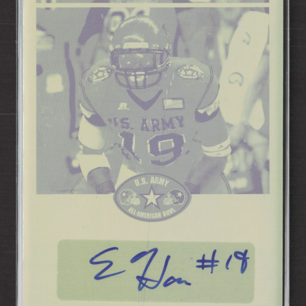 2012 Leaf US Army Eli Harold #BA-EH1 Printing Plate Printing Plate 1/1 Auto
